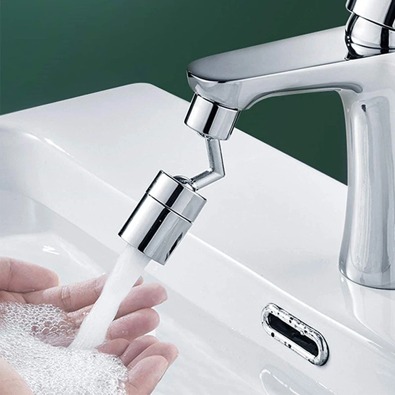 720 Degree Universal Tap Aerator Splash-proof Swivel Water Saving ABS Plastic Faucet Spray Head Wash Basin Tap Extender Adapter
