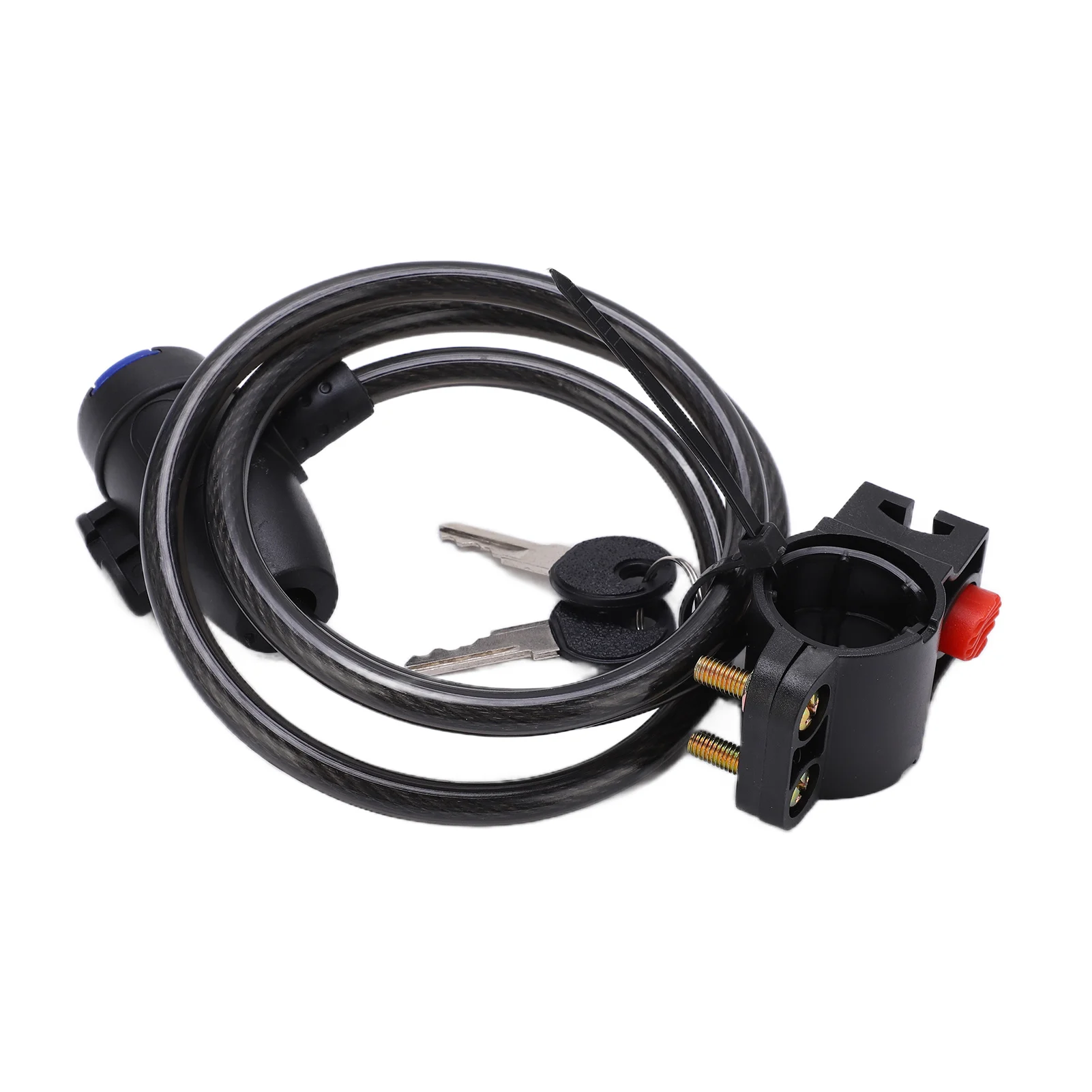 Bicycle Lock Bike U-Lock with Mounting Bracket Mountain Bike Lock Steel Cable Anti-Theft Lock Fixed Gear Bike Lock Accessories