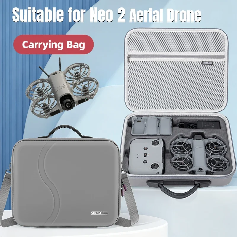 Hard Shell Carrying Case For DJI NEO 2 RC-N3 Flying Storage Bag Shock-absorbing Box For DJI Neo 2 Drone Accessories