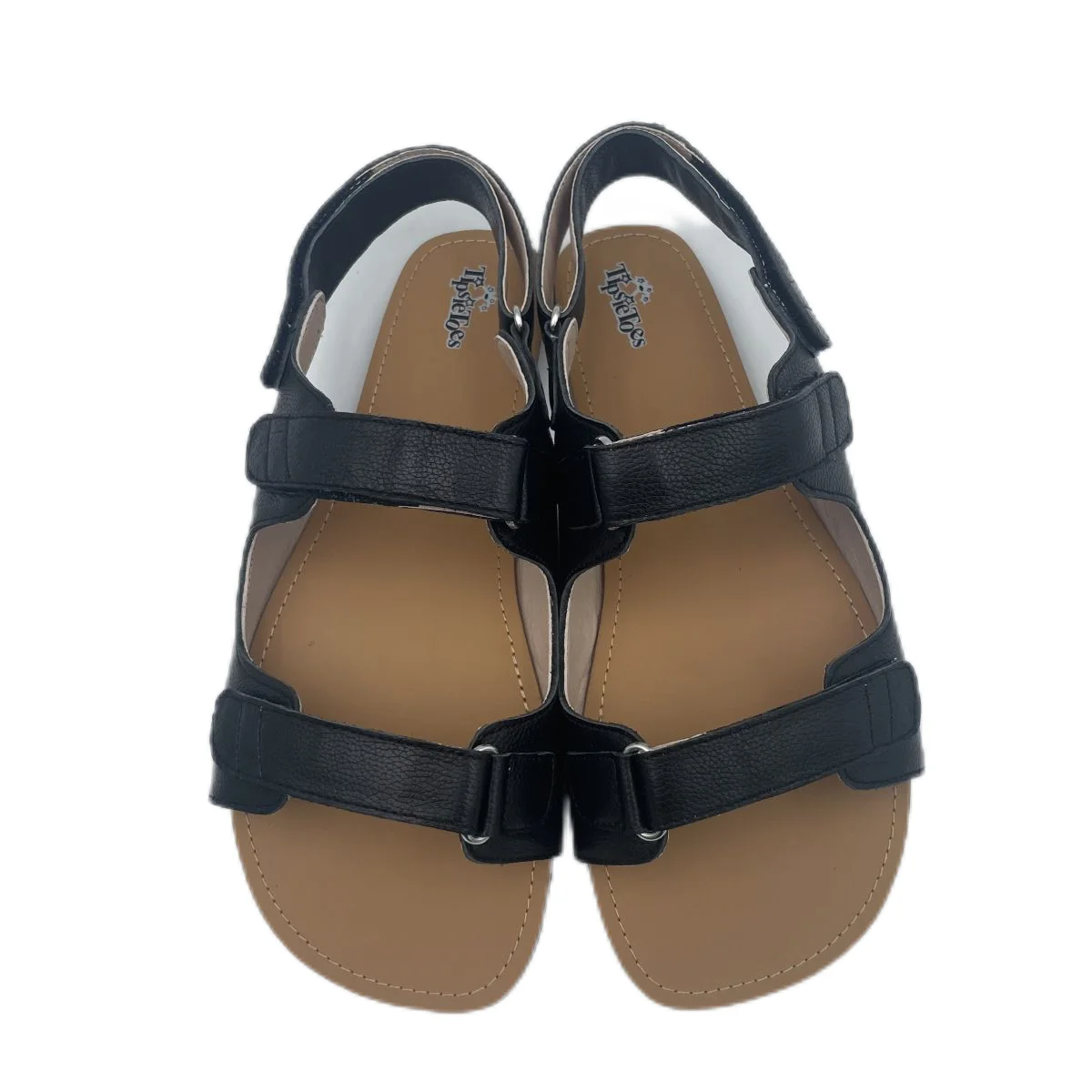 Tipsietoes 2025 New Summer Barefoot Geniune Leather Flat Sandals For Women Men Shoe With New MInimalist Soft Sole Light Weight