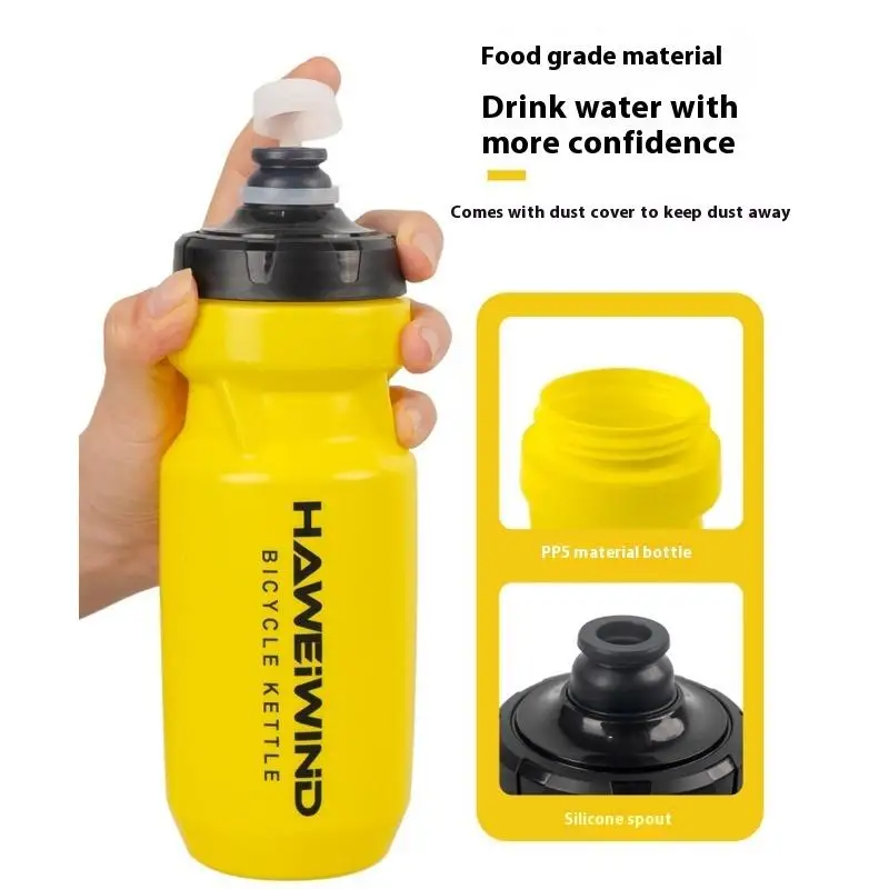 【Nice】620ML Large Capacity Bike Water Bottle For Mountain Road Biking Sports Fitness Outdoor Running Riding Hiking Kettle