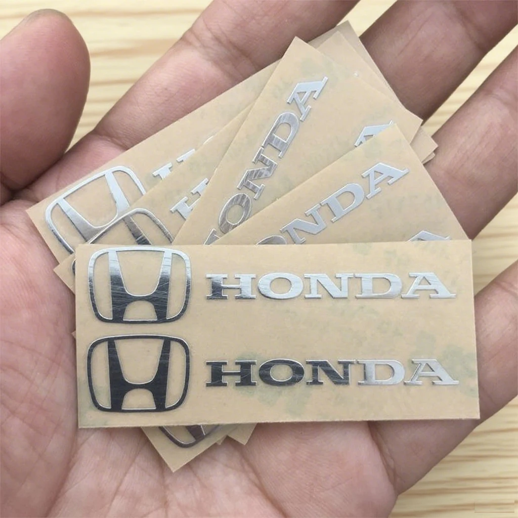 Fashion Car metal creative stickers Waterproof Dirt-proof Stickers For Honda Mugen Power Civic Accords CRV Hrv Jazz CBR VTEC VFR