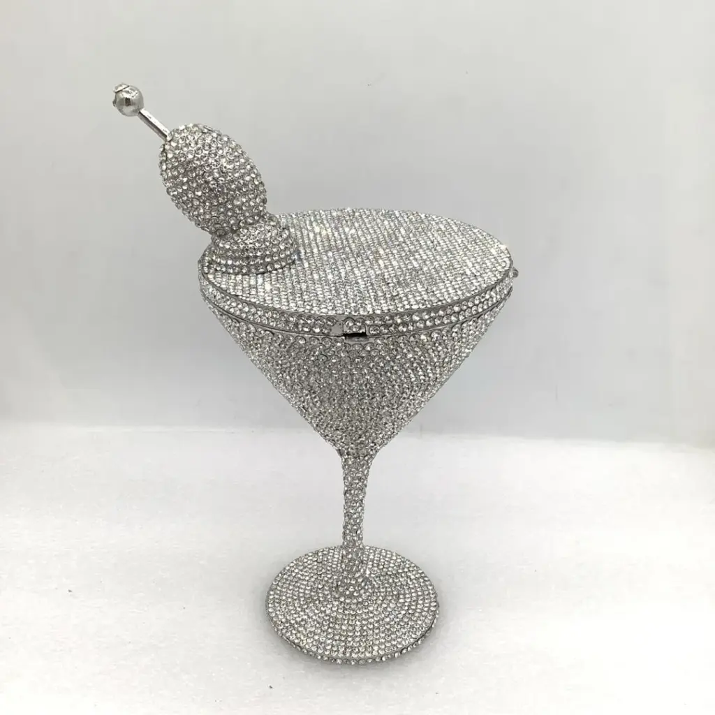 XIYUAN Women Goblet Rhinestone Evening Bags 2026 Luxury Boutique Unique Crystal Purses Cocktail Handbag Wedding Party Clutch Bag