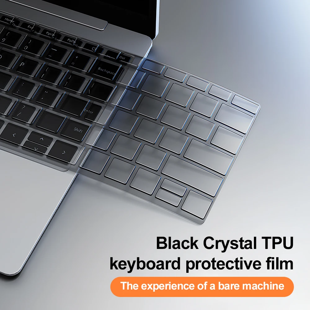 TPU Clear Ultra Thin Keyboard Cover For MacBook Air 13.3 Air13.3 A2337 Pro 13.3 Pro16 Pro 16 Air 13.6 15.3 Pro 15.4 15 16.2 14.2