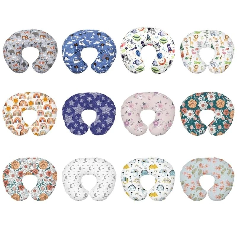Baby Nursing Pillow Cover Detachable Nursing Pillow Sleeve Breathable Mom Breastfeeding Cushion Case Pillow Slipcover