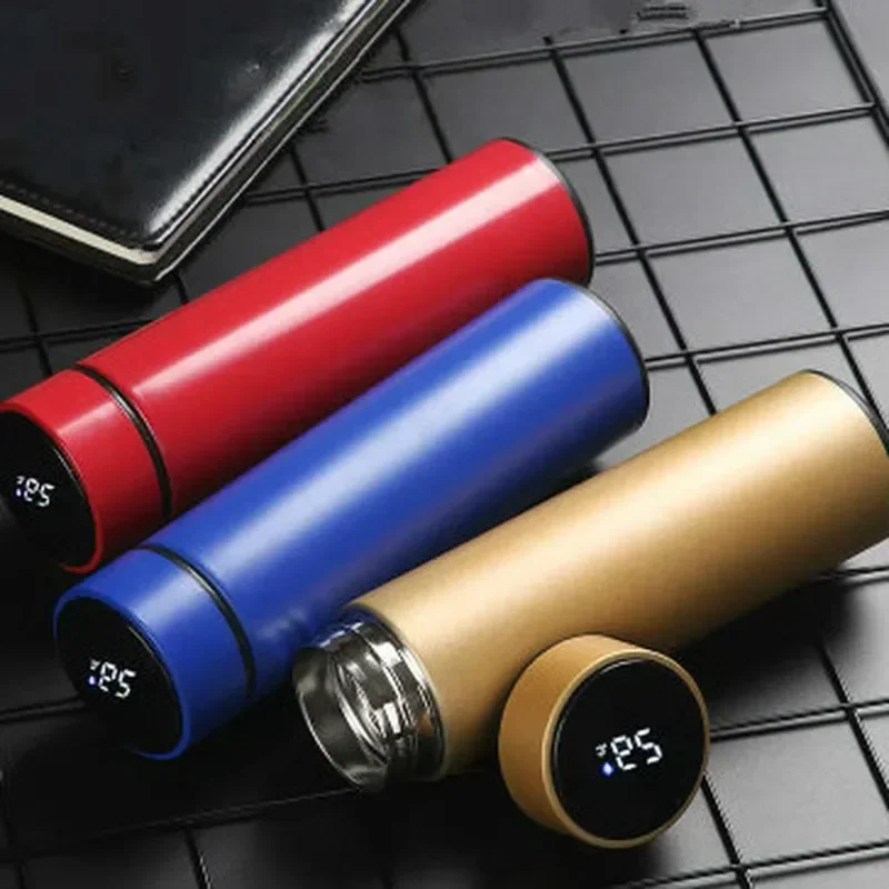 500ml Smart Vacuum Flasks Stainless Steel Smart Thermos Cup Display Temperature Bottle