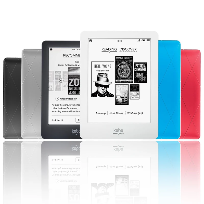KOBO Glo N613 ebook eReader E-ink 212PPI 6" Low Price kindle front light 2G/16G/32G электронная книга onyx boox