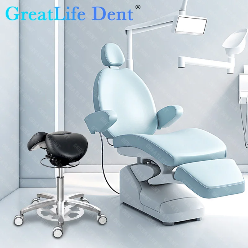GreatLife DeLifting Rotating Computer Dentist Saddle Seat Ergonomic Beauty Medical Nurse Tattoo Saddle Chair Forward Adaptive