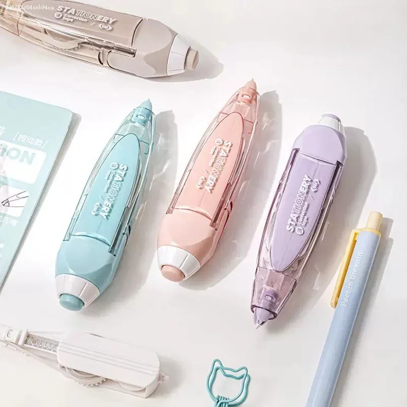 Morandi Color Correction Tape Kawaii Correction Band Cute Korean Stationery Replaceable Core School Office Supplies