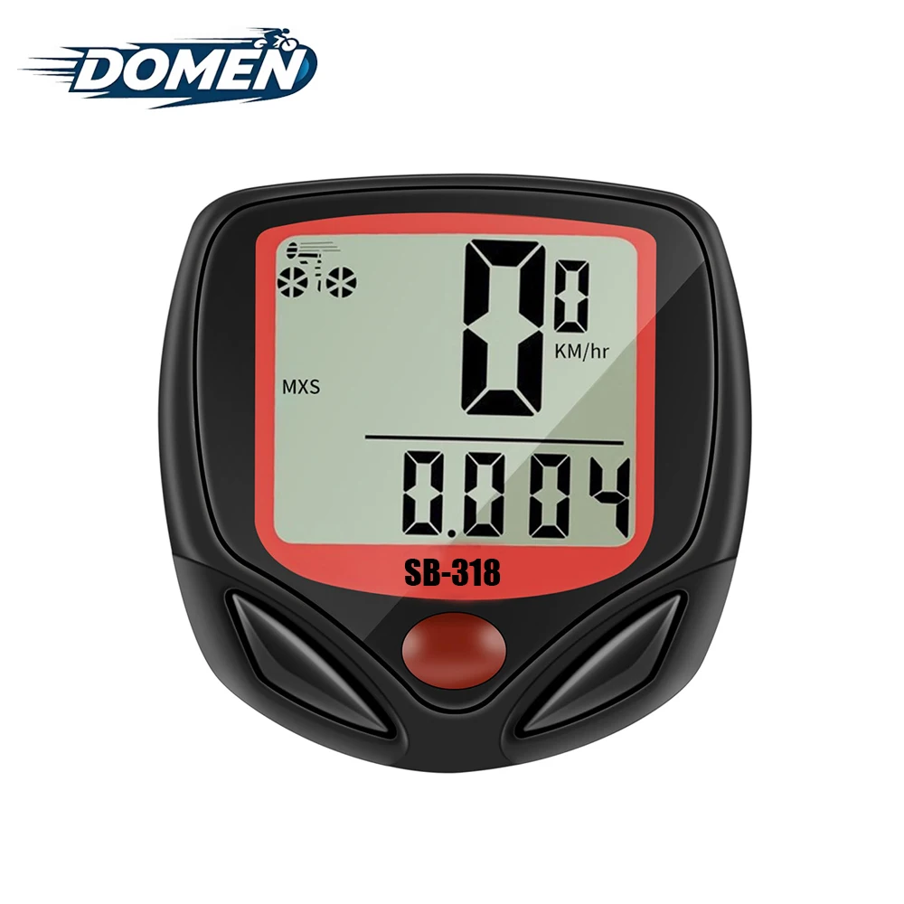DOMEN Bicycle Speedometer Bike Computer BN518 Multifunction Waterproof Stopwatch Cycling MTB Odometer Cycling Accessories