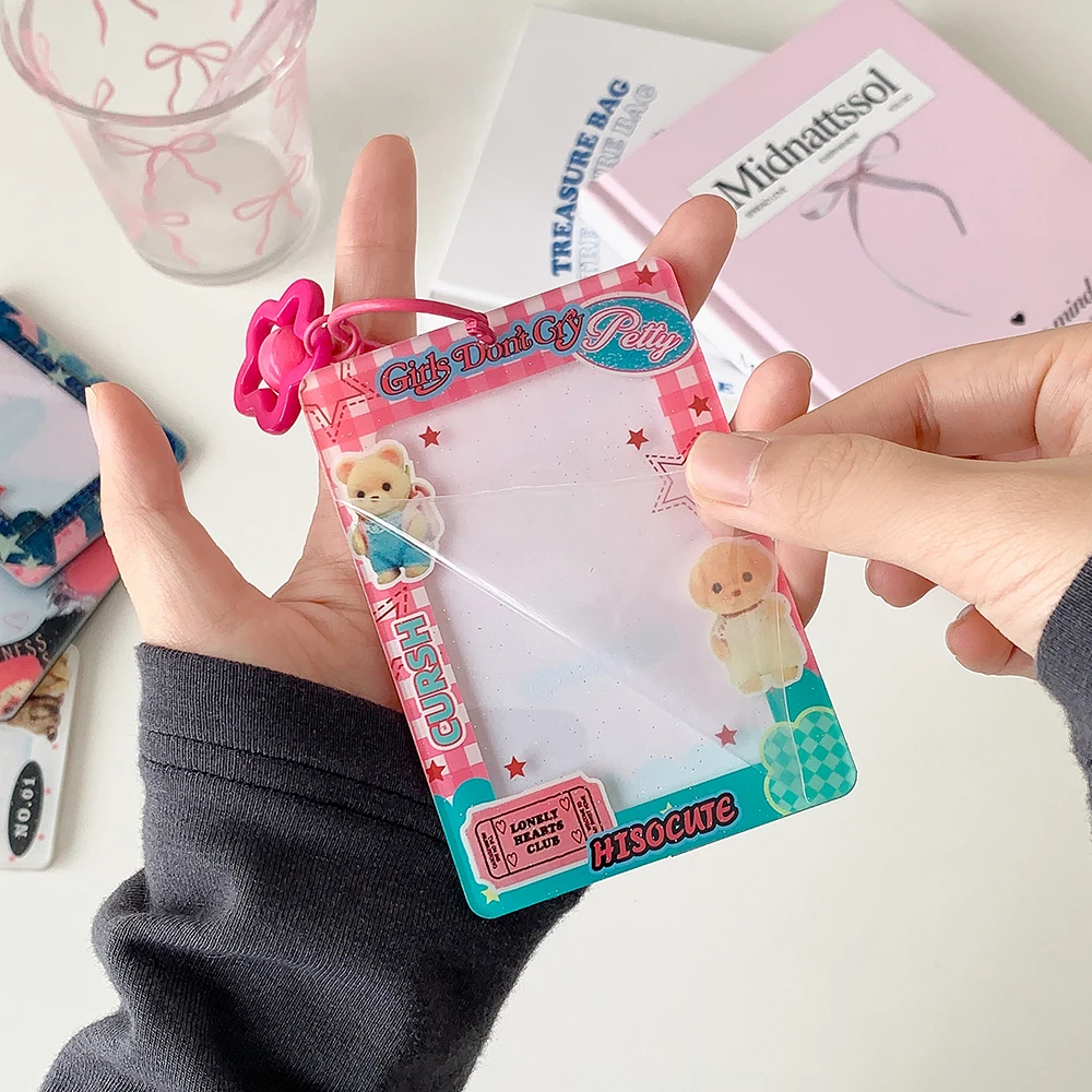 Y2K Hard Card Case 3 Inch Instant Photo Storage Protector Collectible Card Sleeve