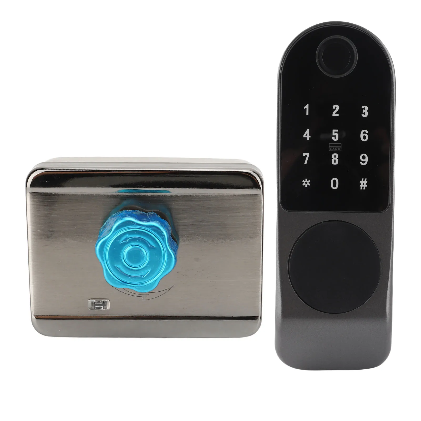 Smart Door Lock Electronic Deadbolt Door Lock with 2 Cards Fingerprint Password Unlocking APP Control for Apartment Home