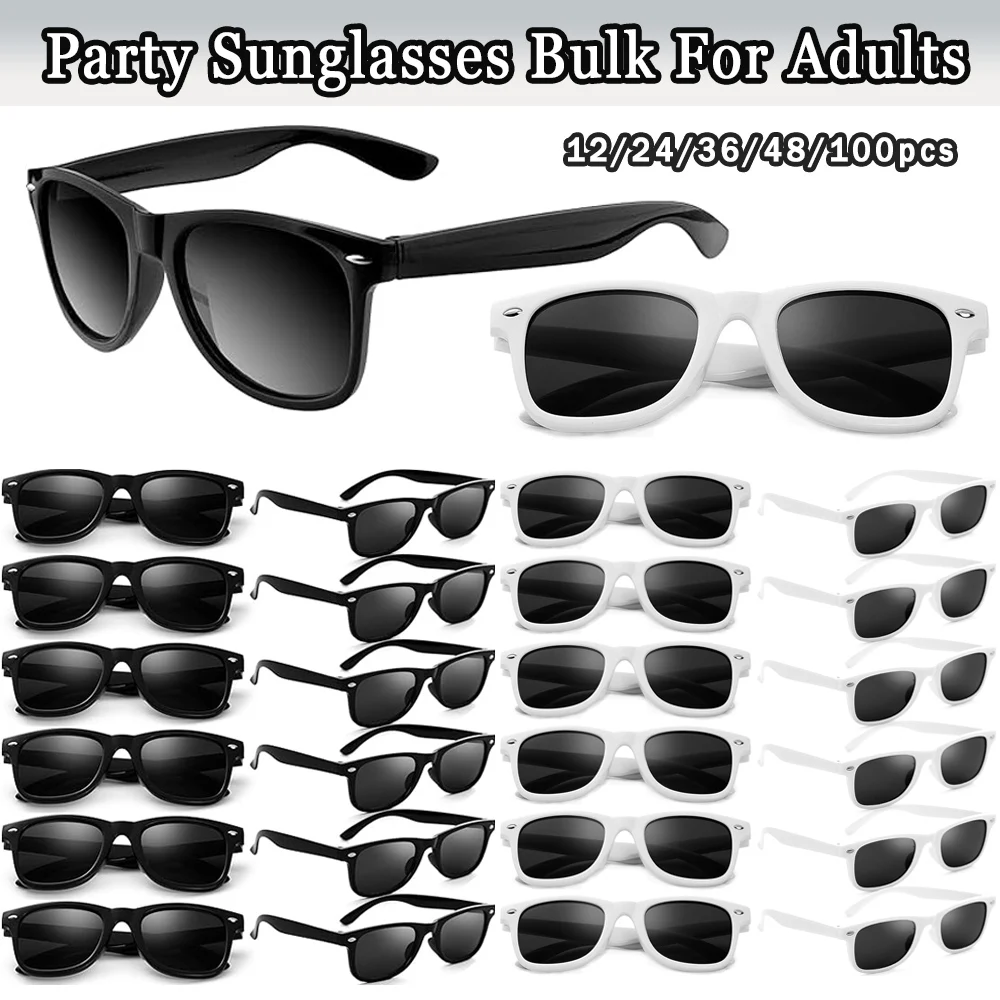 12-100 Wedding Sunglasses Party Sunglasses Bulk Hen Party Glasses Favors Gifts for Bridal Bachelorette Guests gifts ﻿