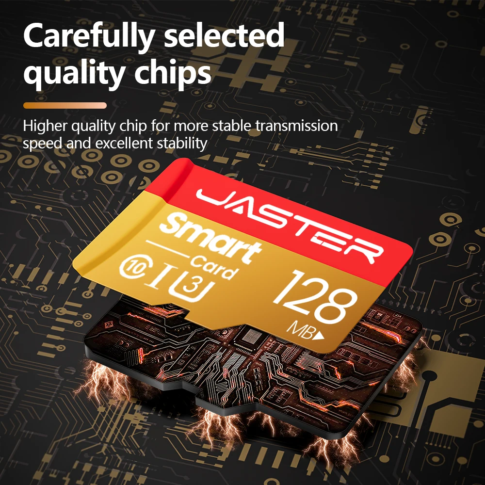 TF Cards Memory Card High Speed with Card Adapter A1 U1 Class 10 V10 Flash Drives for Phone/Camera/Dash and More Storage Device