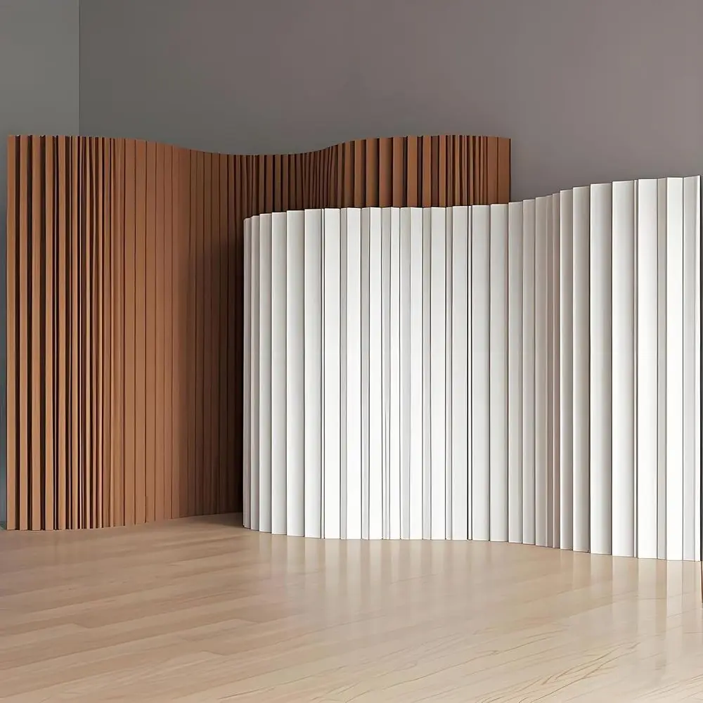 Custom olding Paper Room Divider, Lightweight reestanding Privacy Sn Partition Wall or Home or Oice, oldable, Compact Storage, S