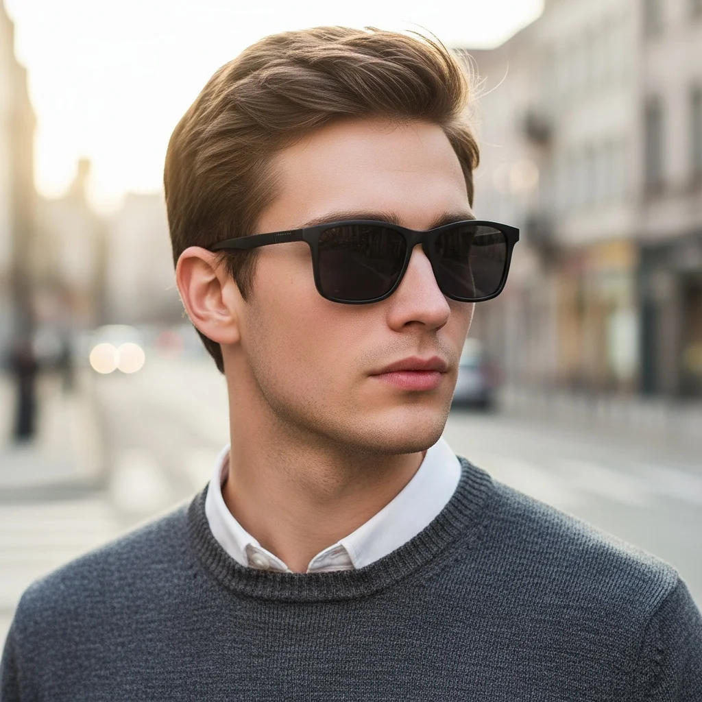 Sunglasses For Men And Women For Fishing Cycling Sun Protection New Metal Fashionable Sunglasses 3501