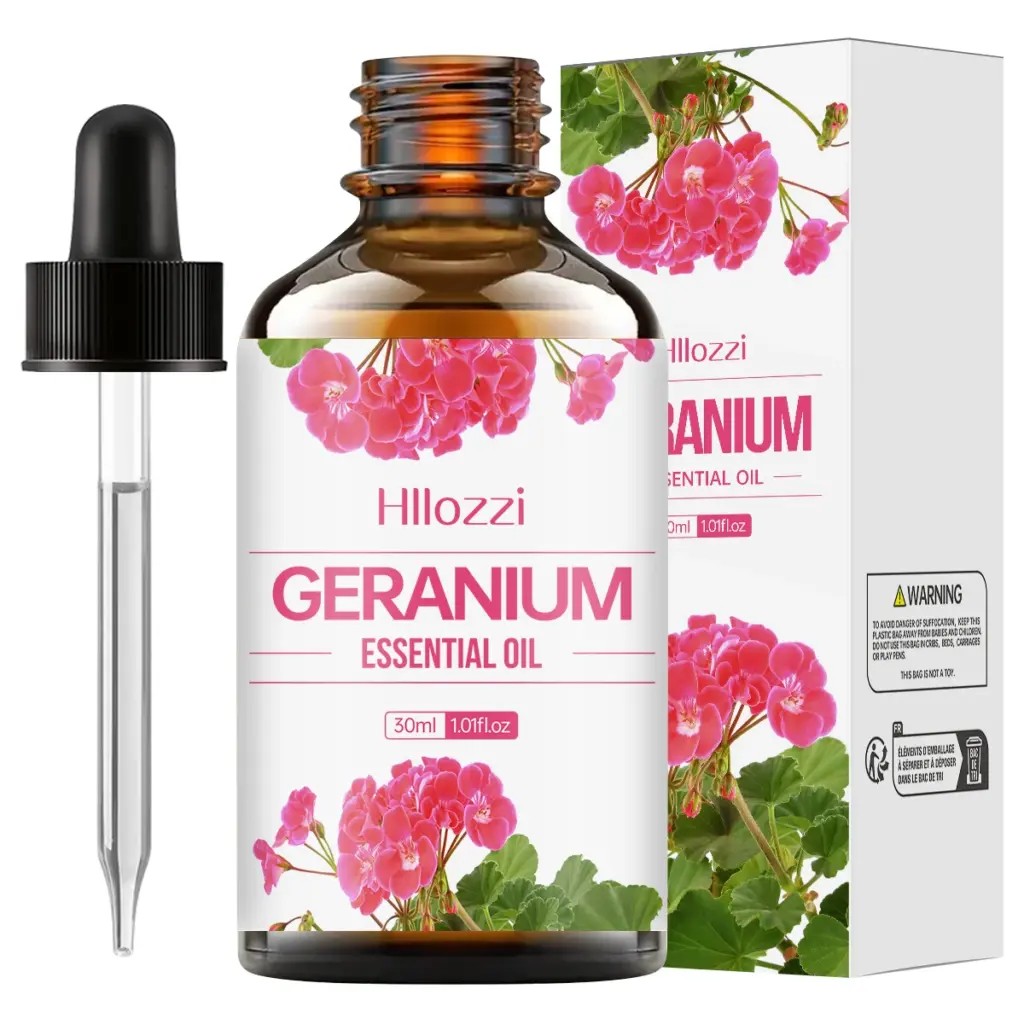 30ml Geranium essential oil hydrating and moisturizing aromatherapy candle car cleaning agent pure essential oil