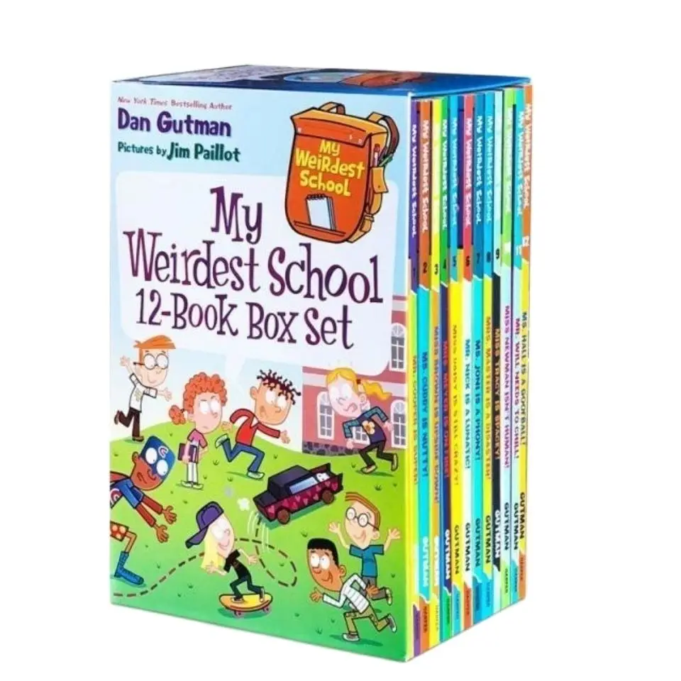 12 Books My Weird School Seas Daze Box Set (Season 2) English Books for Children Kids Story Comic Book