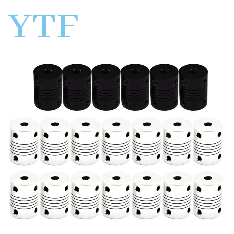 1-20pcs 3D Printer Part Stepper Motor 5x5x25mm 5X8x25mm Flexible Coupler Shaft Couplings