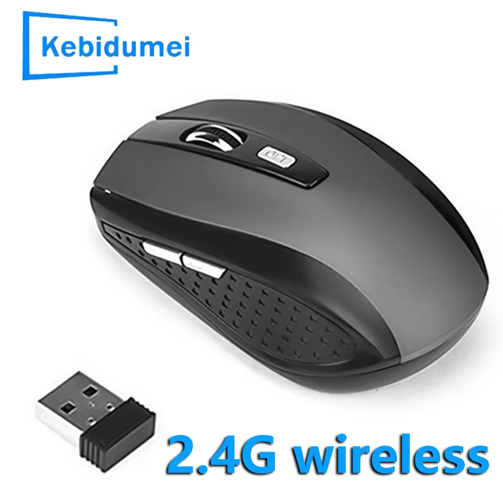 2.4G Portable Wireless Mouse Ergonomic Mice For Laptop iPad Tablet Notebook Mobile Phone Optical Office Gaming Mouse USB Adapter