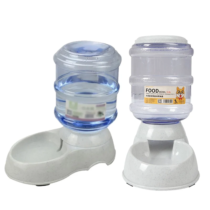 Large Capacity Automatic Pet Water Dispenser Dog Bowl Food Grade Plastic Pet Feeder Water Supply Wholesale Dog Watering Supplies