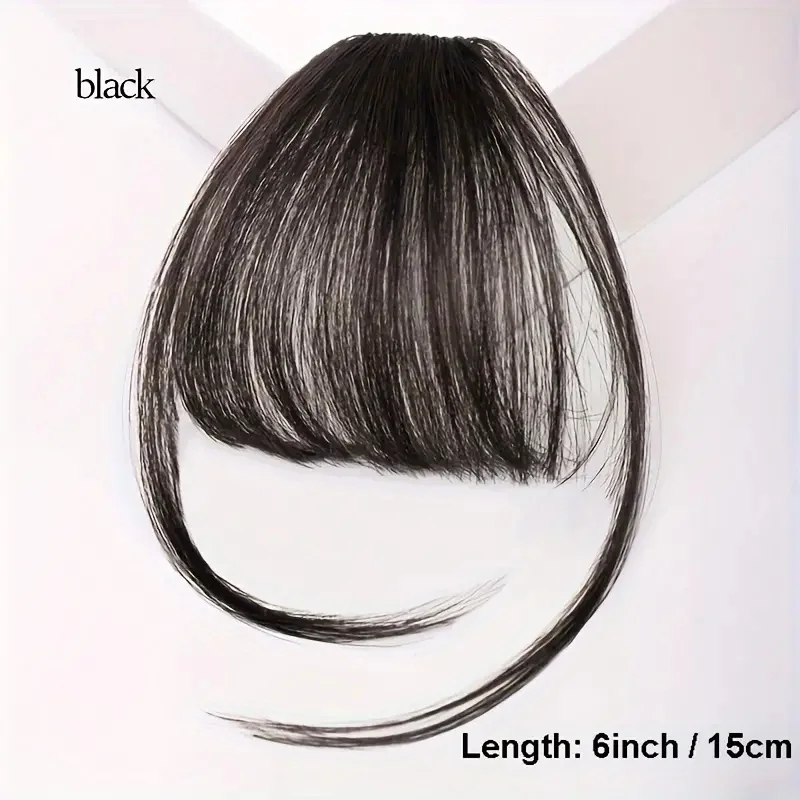 synthetic hair bangs with temple light weight fashion 3D air style hair fringe easy to use clip in hairpieces bangs