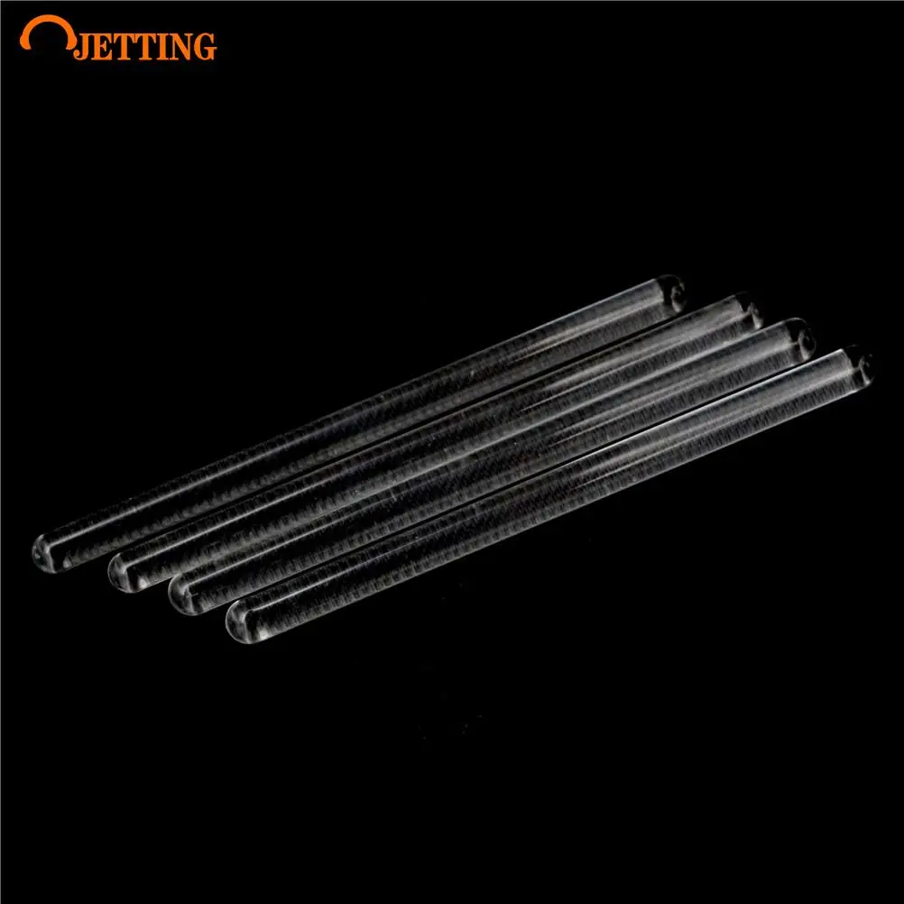 4pcs glass stirring rod transparent Lab stirring stick muddler glass stirrer for scientific experiment