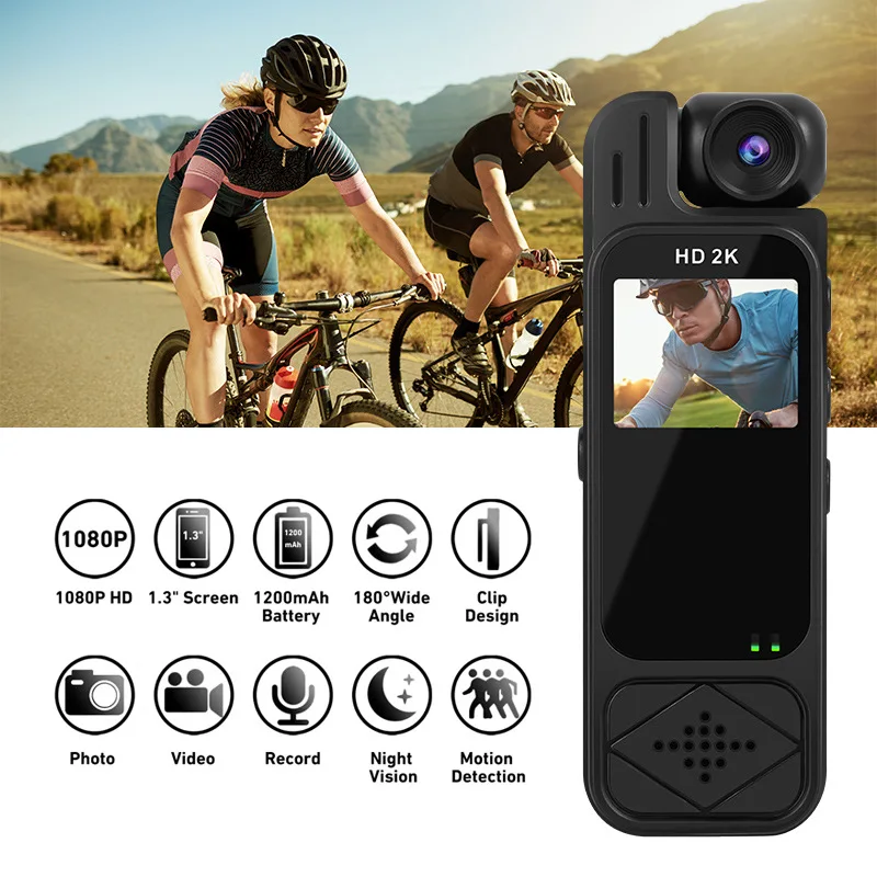 Y9 Ultra HD WiFi Mini Camera Recorder Police Body Cam Infrared Night Vision Sports DV Riding Handheld Portable Digital Video