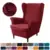 Wine Red Chair Cover