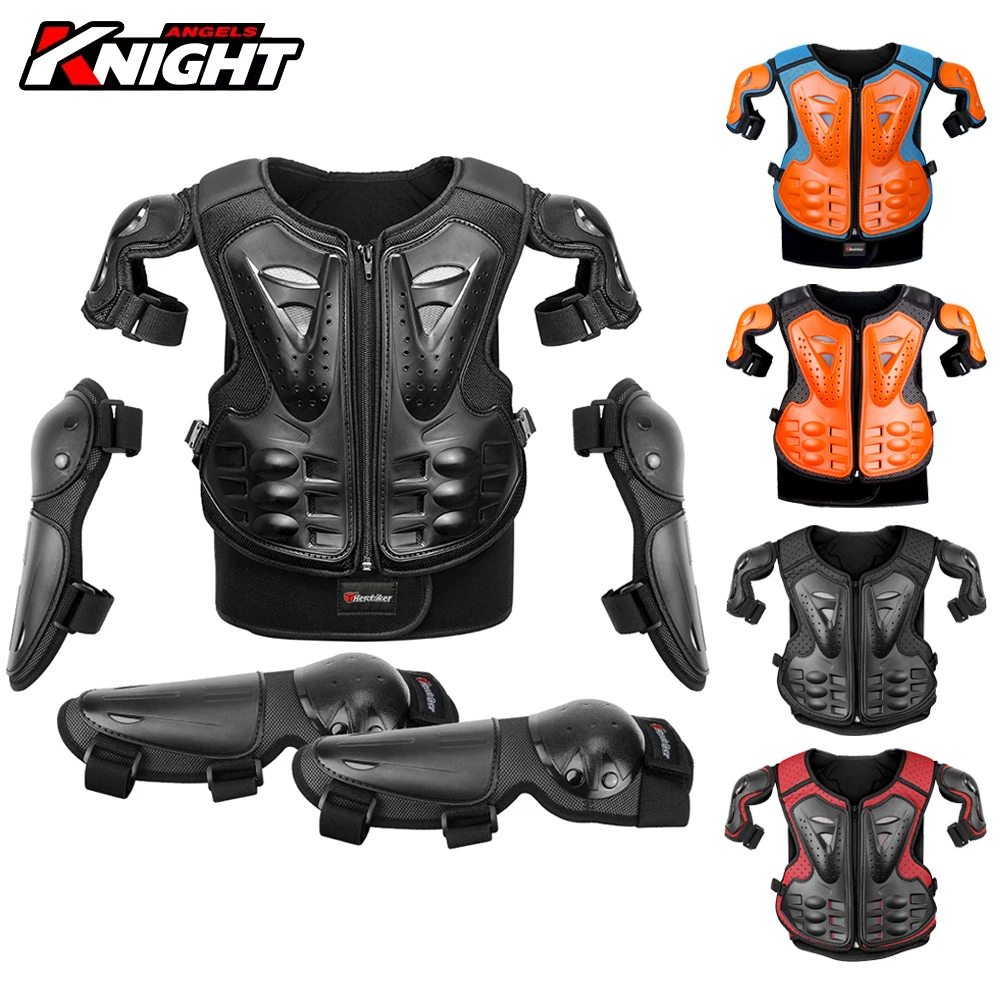 Motorcycle Armor Vest Child Youth Body Protector Vest Motocross Racing Vest Protective Gear Children Armor Vest Back Protection