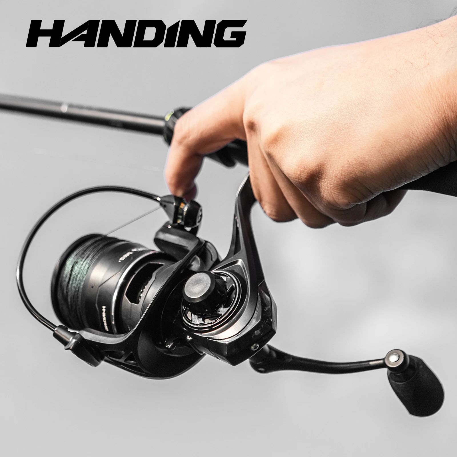 HANDING M1 PRO Fishing Reel Spinning Reel Corrosion Resistant Seawater Fishing Reel 9+1 Ball Bearings 15KG Max Drag for Big Fish