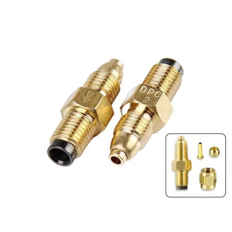 5pcs DPC5 Metering Unit Proportional Fitting CNC Lubrication Parts Check Valve Oil Distributor M8 Tube