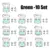 Green 10 Set