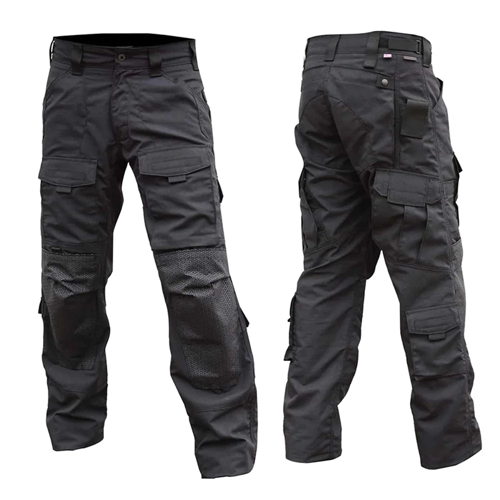 Military Tactical Pants Men's Cargo Trousers Casual Outdoor Waterproof Pants Hunting Hiking Multi-pocket Wear-resistant Workwear