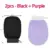 2pcs-Black Purple