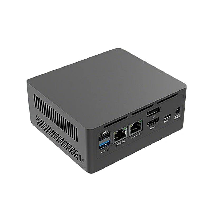 Intel Core 8-core i3-N305 Mini PC, single/dual LAN port, barebone system,desktop computer, industrial PC case, small and compact
