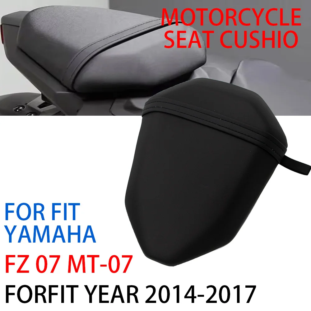Motorcycle Black Seat Rear Pillion Passenger Rear Seat Assy For Yamaha FZ07 FZ 07 MT-07 MT07 2014 2015 2016 2017
