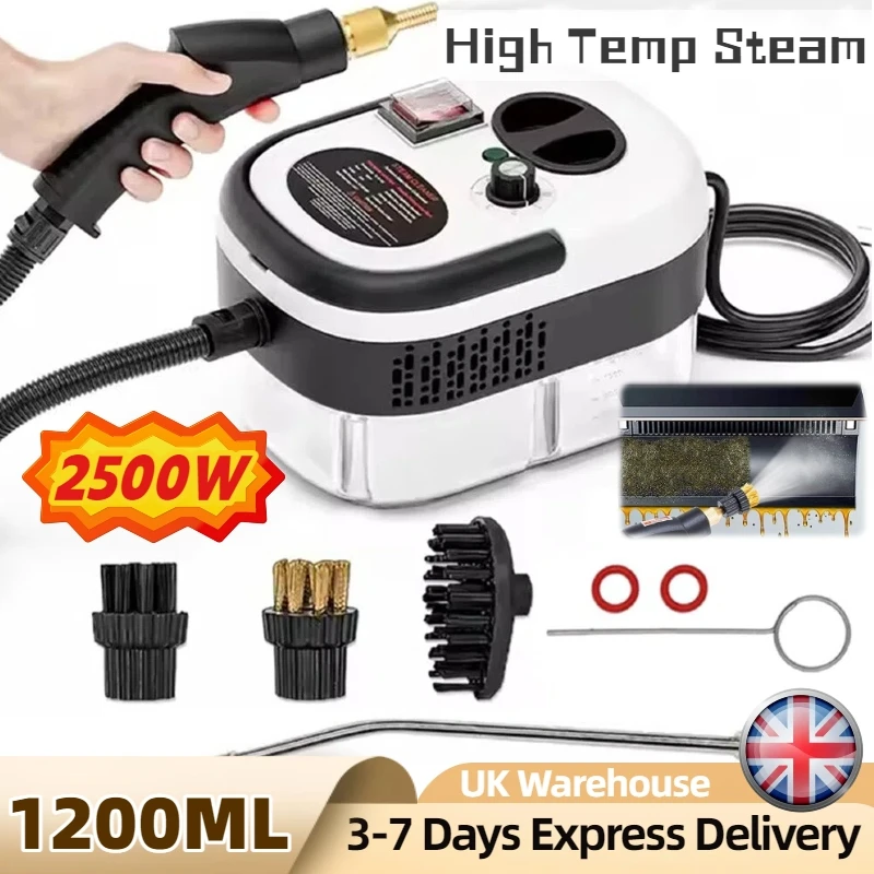 Steam Cleaner High Temp Disinfection for Kitchen Bathroom Car Air Conditioning Range Hood Household Multi-Purpose Steam Machine