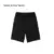 black jersey shorts