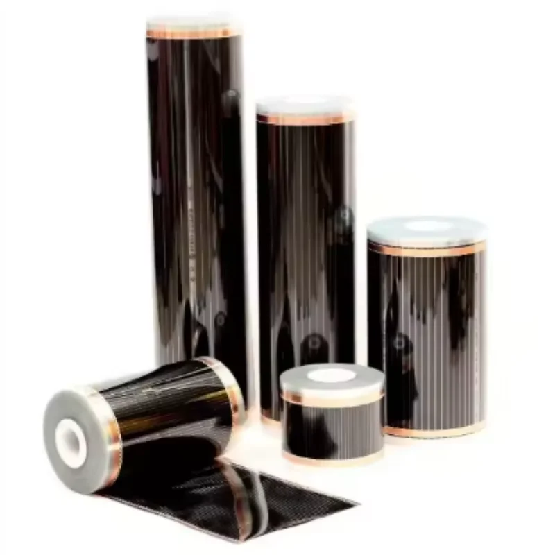 10/20/30/40cm Width Electric Heating Film Infrared Floor Sheet Heating Mat for Living Room 220V 220W Floor Heating Systems Parts