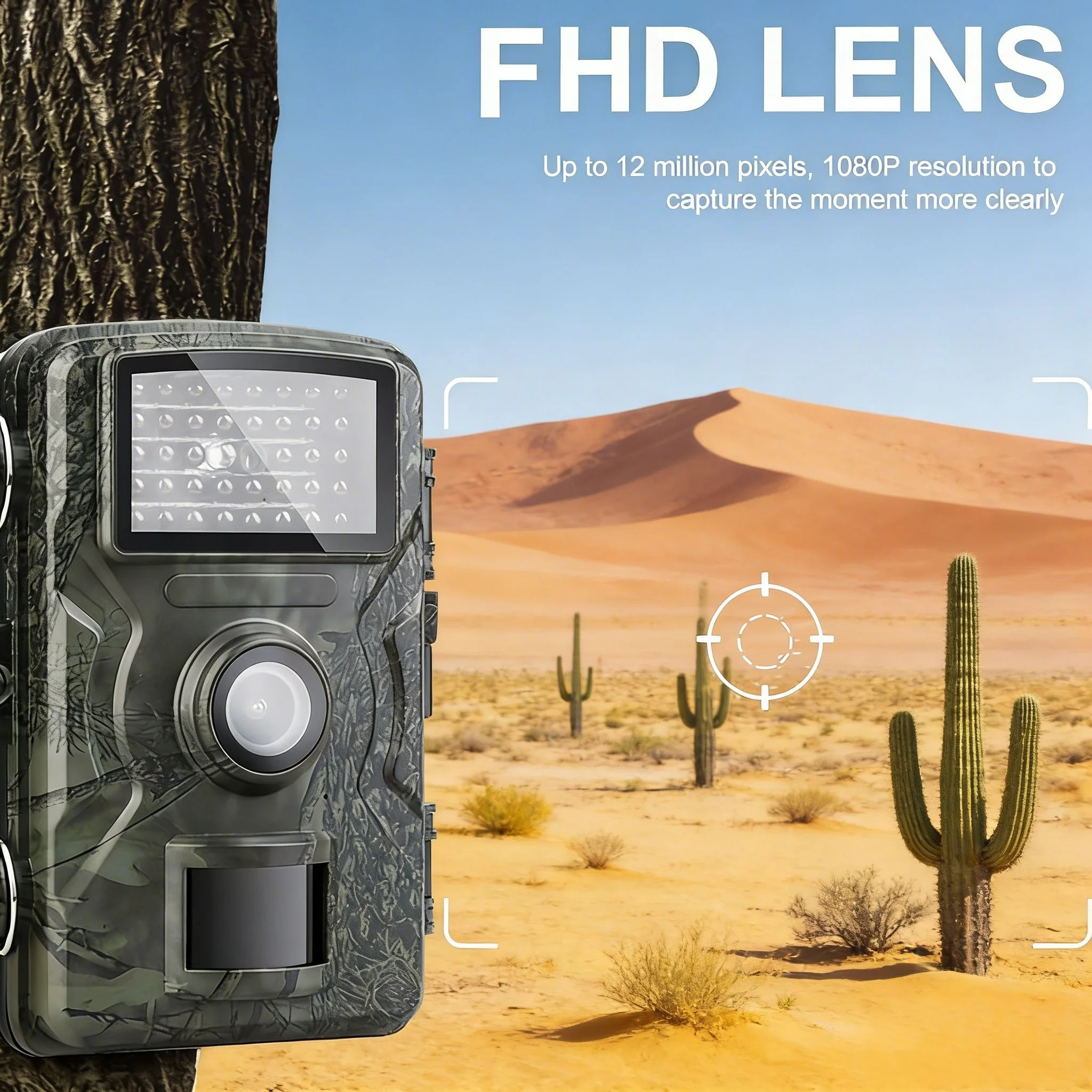 Infrared Night Vision Security Cam Waterproof Wildlife Camera Motion Activated Animal Observation Camera for Scouting Hunting