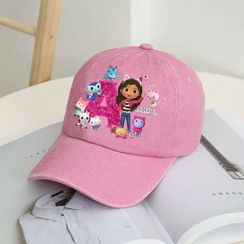 Gabby Dollhouse Cute Baseball Cap Couple Anime Sun Hat Women Men Summer Outdoor Sport Sunbonnet Retro Headgear Adult Gift 2025
