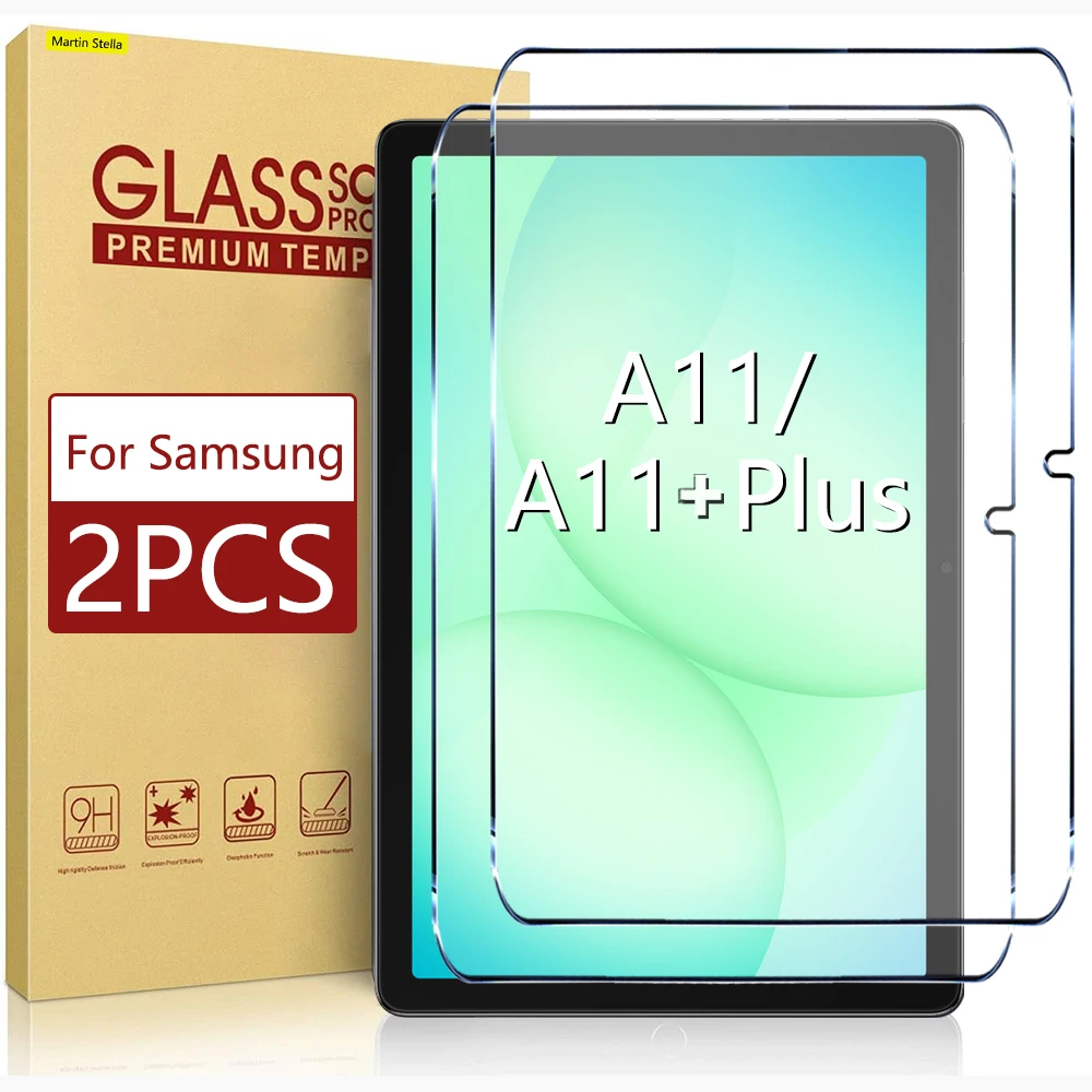For Samsung Galaxy Tab A11 Plus A11+ Tempered Glass Screen Protector On Galaxy Tab A11 8.7 inch 2025 9H Film Accessories