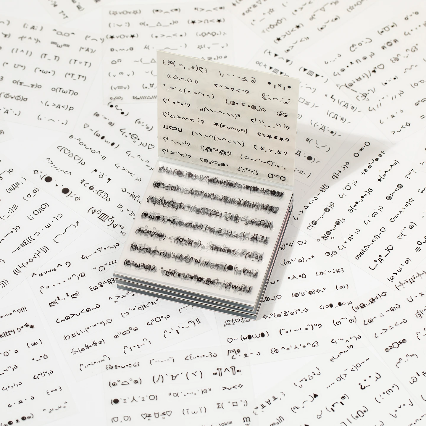 24 Sheets PET Die cut Stickers book Cute symbols Decorative handmade Scrapbooking Material Diary Album Craft Supplies