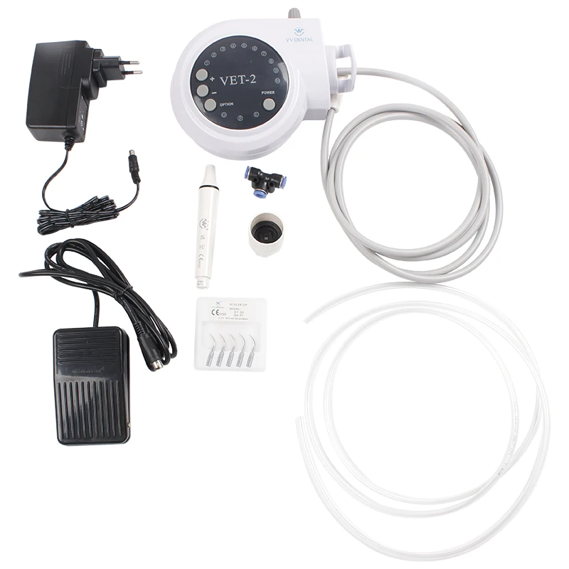 Ultrasonic scaler cleans teeth and mouth Cleans tartar and tobacco stains