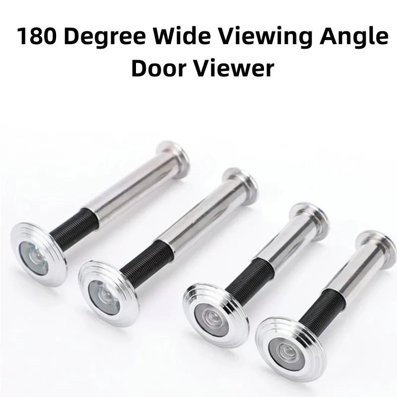 180 Degree Door Viewer HD glass lens Wide Angle Peephole Security Hidden Door Adjustable Glass Lens For Furniture Hardware Tools