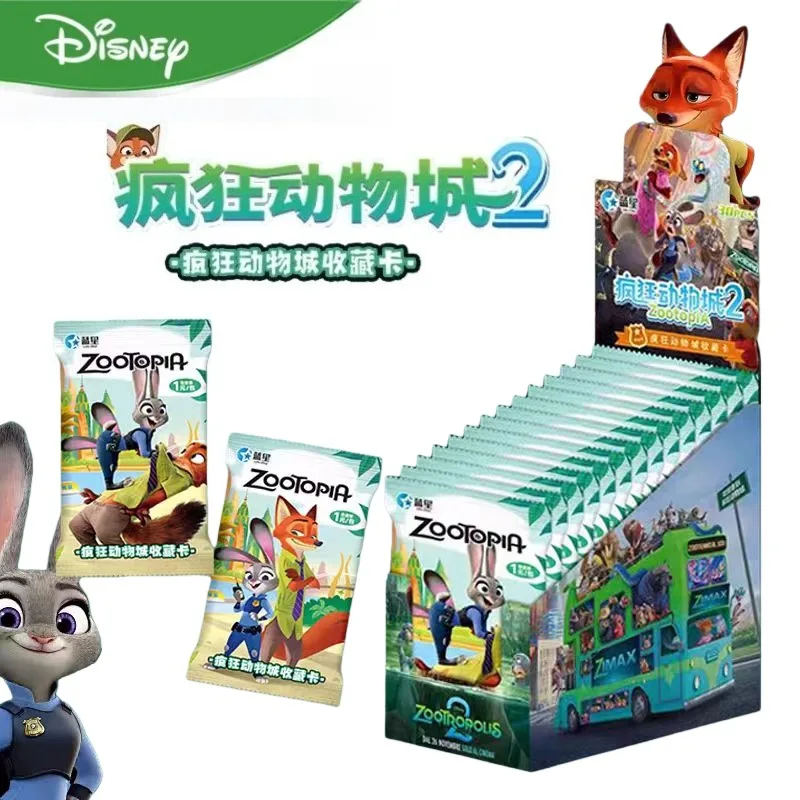 2026 best seller Zootopia Disney Blind Box Card Game Anime Collectibles Character Game Cards Movie Commemorative Collectibles