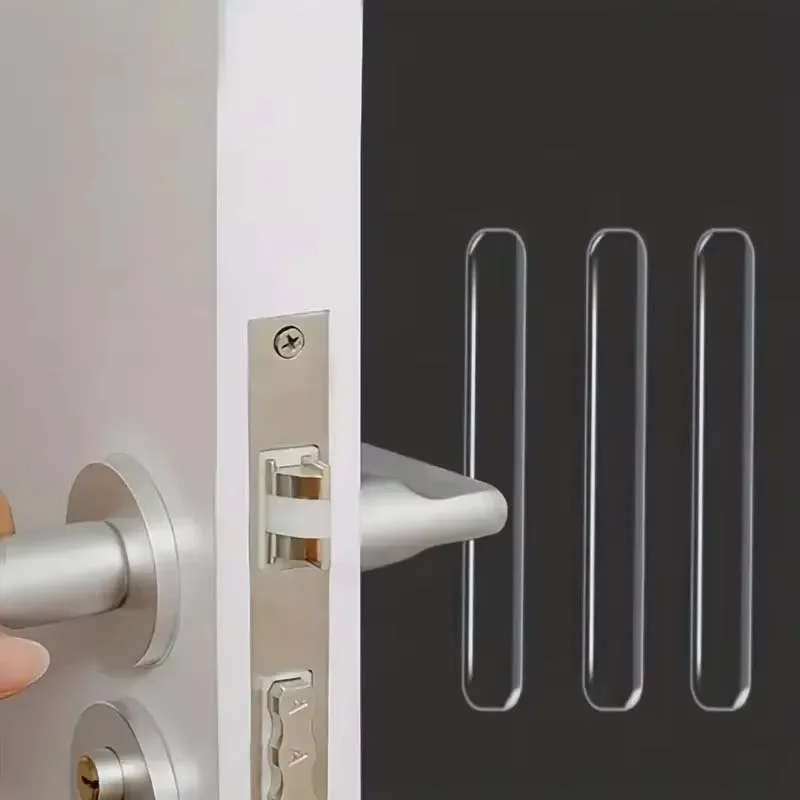 Silicone Self Adhesive Furniture Pads Crib Bumper Pads Refrigerator Anti-collision Strip Wall Protector Door Stopper Silencer