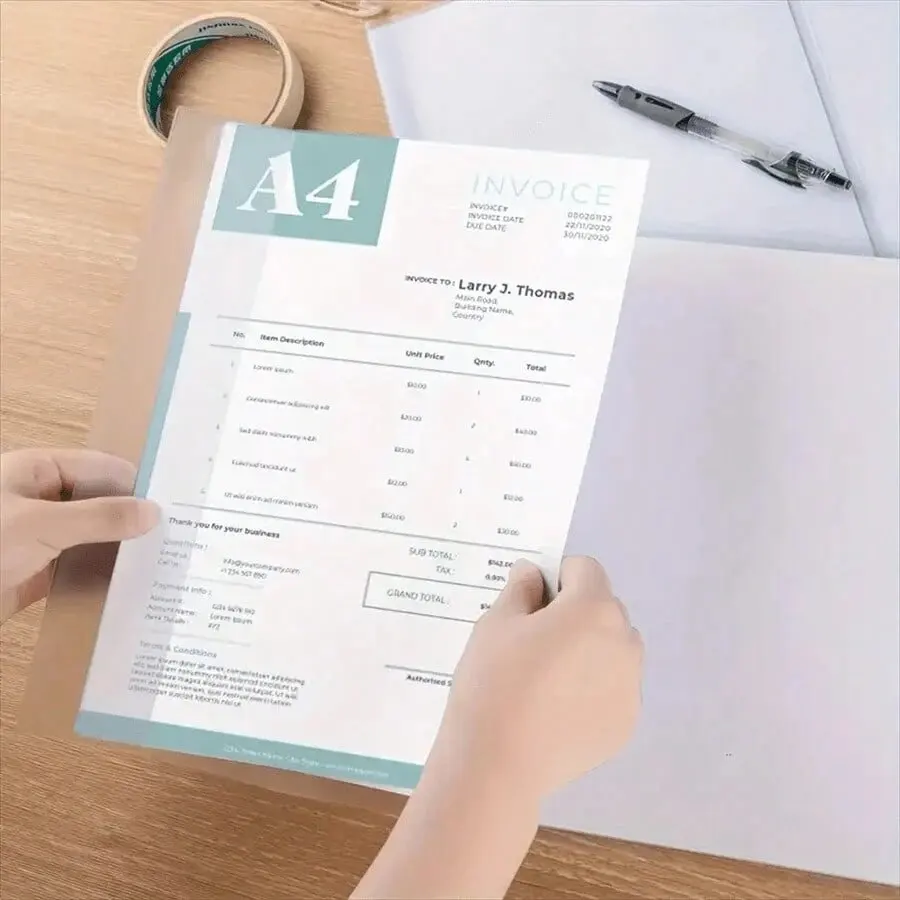 10 Pieces A4 Book Covers Transparent Polypropylene Protective Skin for Fashion Students - Book Skins for Binding And Protection