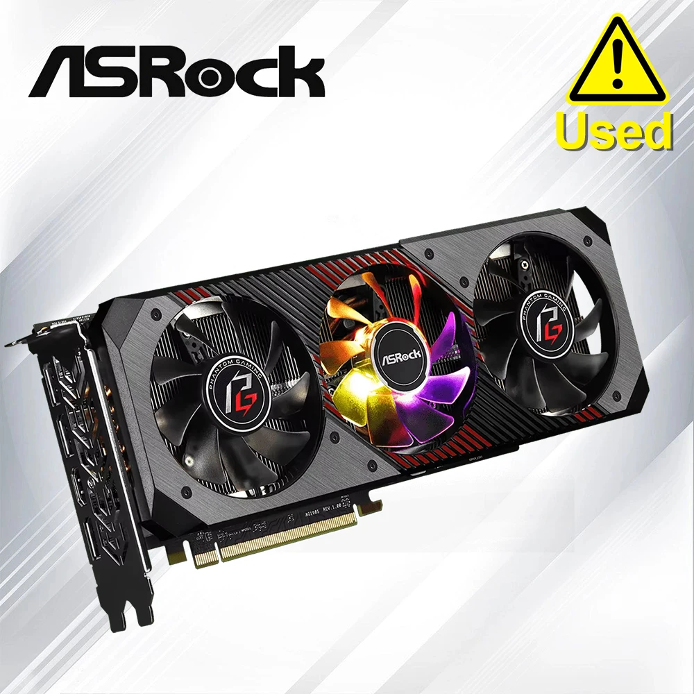 Asrock 5700XT Phantom Gaming D 8G OC Graphics Card GDDR6 256Bit 3DP HD Video Cards